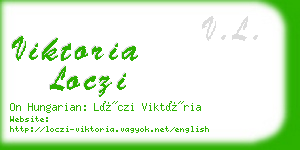 viktoria loczi business card